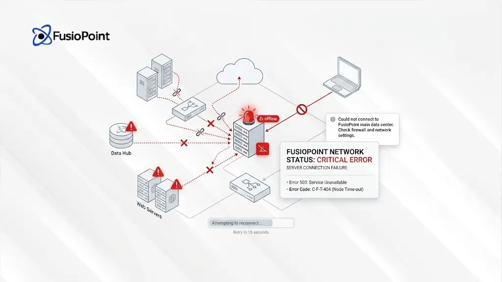 Frustrated business owner experiencing sudden website downtime due to server problems