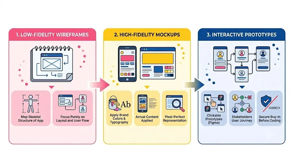UX Workflow: From Wireframes to Prototypes